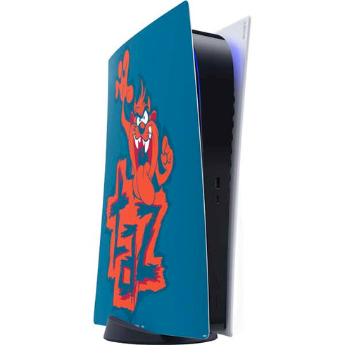 Looney Tunes Tasmanian Devil Blue PlayStation PS5 Skins